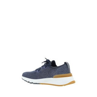 Zapatillas deportivas de algodón azules