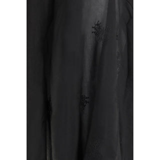 Black Lyocell Long Skirt