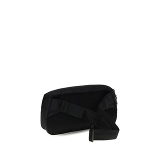Black Recycled Polyamide Shoulder Bag