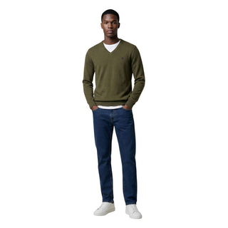 Sudadera de algodón verde  