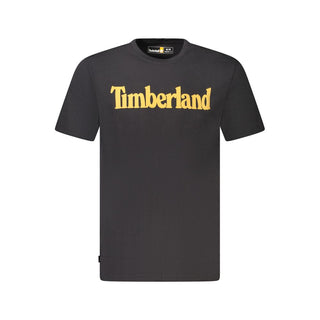 Schwarzes Herren-T-Shirt aus Bio-Baumwolle