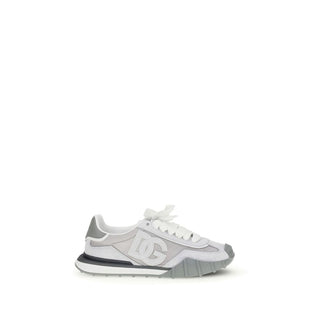 Graue Sneaker aus Kalbsleder (Bos Taurus)