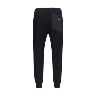 Pantalones deportivos de nailon negros