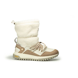 Schwarze Polyester-Stiefeletten
