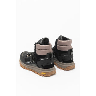 Botines de cuero negro