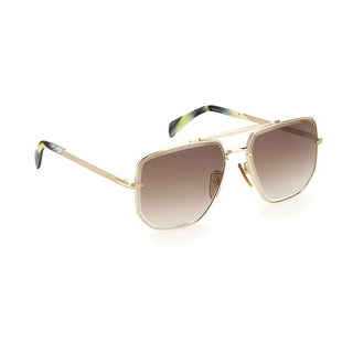 Gafas de sol de metal doradas