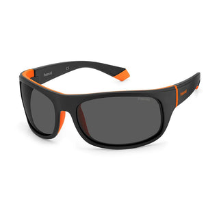 Schwarze Sonnenbrille aus Gummi