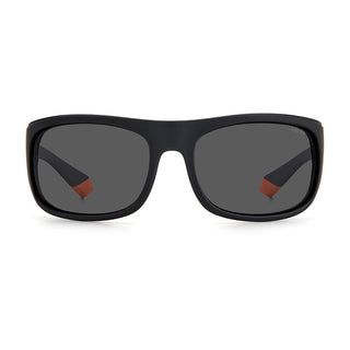 Schwarze Sonnenbrille aus Gummi