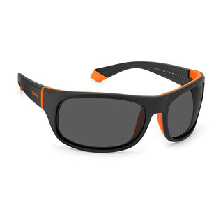 Schwarze Sonnenbrille aus Gummi