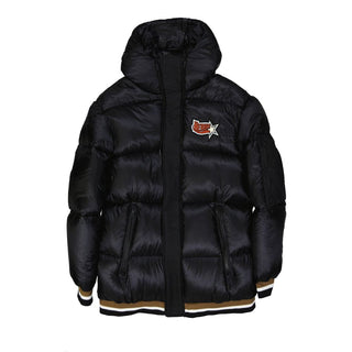 Schwarzer Polyamid-Blouson
