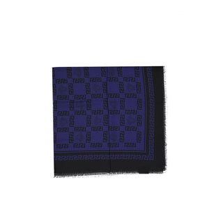 Blauer Modalschal