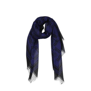 Blauer Modalschal