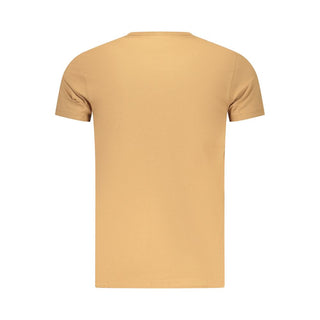 Marrone Cotton Men T-Shirt