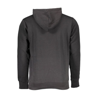 Black Cotton Mens Sweatshirt