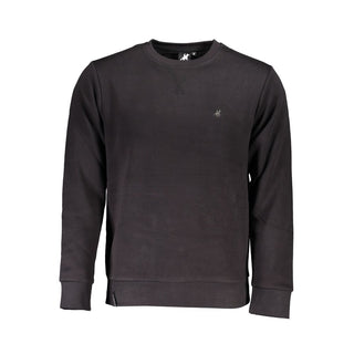 Black Cotton Men's Sweatshirt