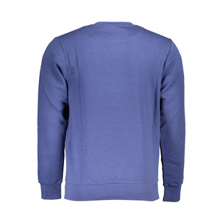 Blue Cotton Men's Sweatshirt