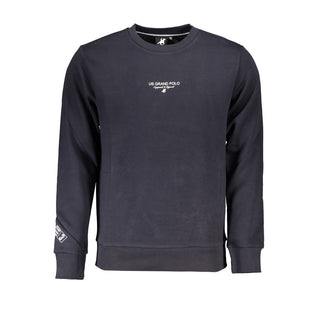 Blue Cotton Men's Sweatshirt