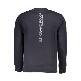 Blue Cotton Men's Sweatshirt