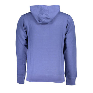 Blue Cotton Men's Hoodie