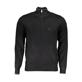 Schwarzer Herrenpullover aus Viskose