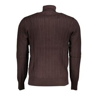 Marrone Viscosa Uomo Maglia