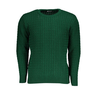 Verde Acryl Herrenpullover