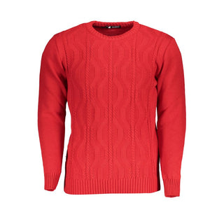 Roter Herrenpullover aus Acryl