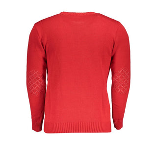 Roter Herrenpullover aus Acryl