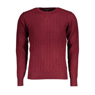 Roter Viskose-Pullover für Herren
