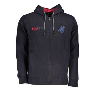Blue Cotton Men's Hoodie