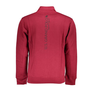 Rotes Herren-Sweatshirt aus Baumwolle