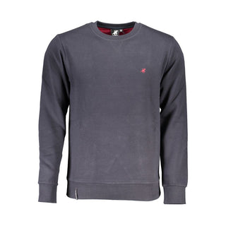 Blue Cotton Men's Sweatshirt