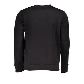 Black Cotton Men's Sweatshirt