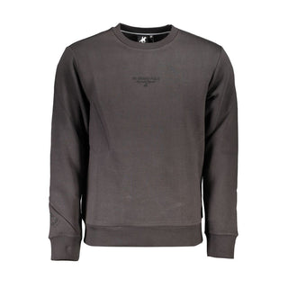 Gray Cotton Men Sweatshirt