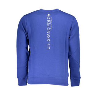 Blue Cotton Men's Sweatshirt