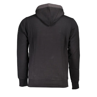 Black Cotton Men's Sweatshirt