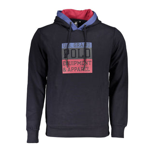 Blue Cotton Mens Sweatshirt