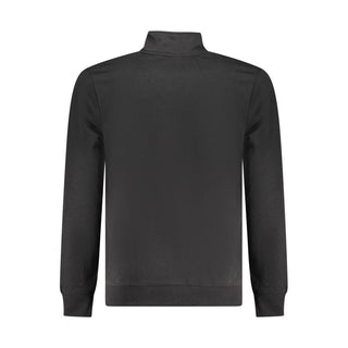 Sudadera para hombre de algodón negro