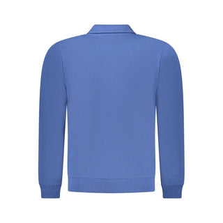Blue Cotton Men's Sweatshirt
