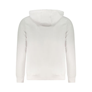 White Cotton Men's Hoodie