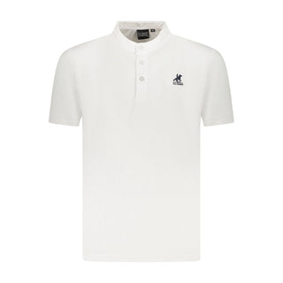 White Cotton Men's Polo Shirt