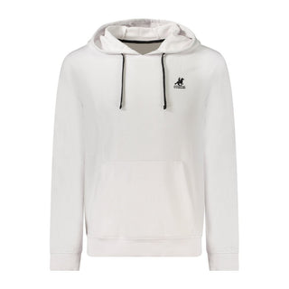 White Cotton Men Sweatshirt