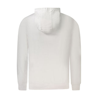 White Cotton Men Sweatshirt