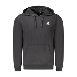 Black Cotton Men's Sweatshirt