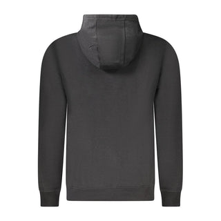 Black Cotton Men's Sweatshirt