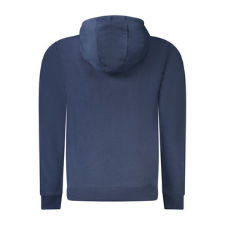 Blue Cotton Men's Hoodie