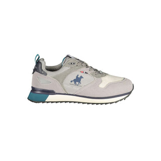 Grigio Polyurethan Herren-Sneaker