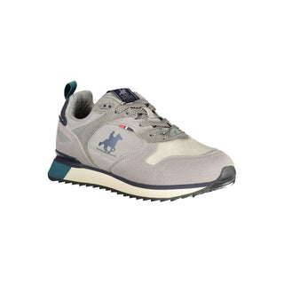 Grigio Polyurethan Herren-Sneaker