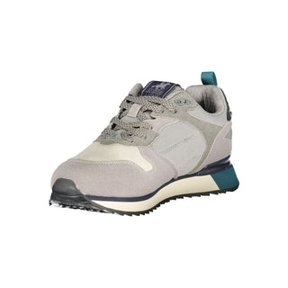 Grigio Polyurethan Herren-Sneaker