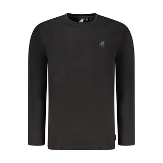 Black Cotton Men's T-Shirt